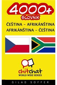 4000+ Czech - Afrikaans Afrikaans - Czech Vocabulary