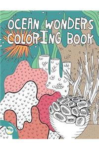 Ocean wonders coloring book