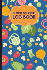 Blood Glucose Log Book: 6x9 Inches Portable Diabetic Log Book, a Food Journal Diary for Diabetics, for 50 Days Over 100 Pages, Vol.2: Blood Gl