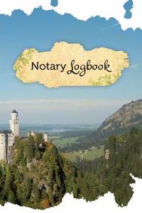 Notary Log Book: 50 Pages, 5.5- X 8.5- French Chateau