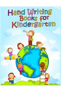 Hand Writing Books For Kindergarten: Journal Notebook Lined Pages