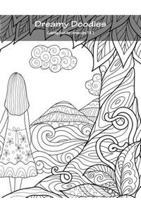 Dreamy Doodles Coloring Book for Grown-Ups 1 & 2