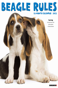 Beagle Rules 2026 12 X 12 Wall Calendar