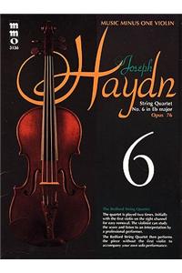 Haydn: String Quartet No. 6 in E-Flat Major, Violin [With CD (Audio)]