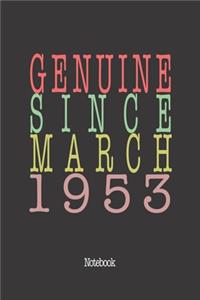 Genuine Since March 1953