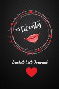 Twenty Bucket List Journal