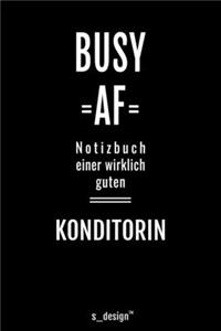 Notizbuch für Konditoren / Konditorin