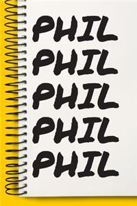 Name PHIL Customized Gift For PHIL A beautiful personalized