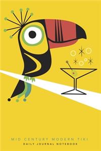 Mid Century Modern Tiki - Daily Journal Notebook