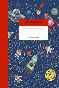 Wide Ruled Notebook Composition Book
