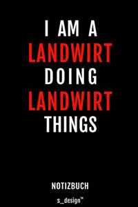 Notizbuch für Landwirte / Landwirt / Landwirtin