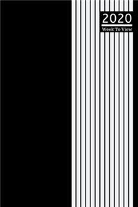 A5 2020 Diary Week To View Paperback Cover With Alternative Design -