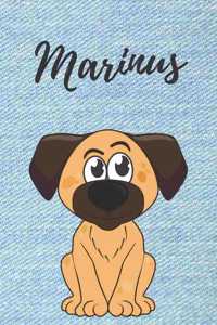 personalisiertes Notizbuch Hunde / Malbuch / Tagebuch / Journal / DIN A5 / Geschenk Marinus