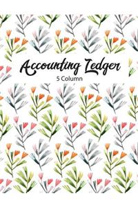 5 Column Accounting Ledger