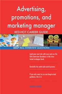 Advertising, promotions, and marketing manager RED-HOT Career; 2557 REAL Intervi