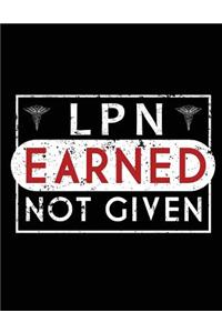 LPN Earned Not Given