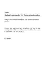 Power Transmission by Laser Beam from Lunar-Synchronous Satellite