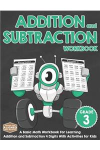 Addition and Subtraction Workbook Grade 3