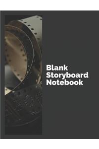 Blank Storyboard Notebook: Storyboard Sketchbook Paper Template Panel Pages for Storytelling, Filmmakers, Advertisers, Animators, and More. Size 8.5 X 11 Inches 100 Pages 9x9 