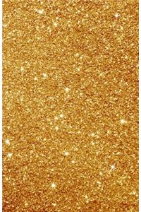 Glitzer Notizbuch Gold