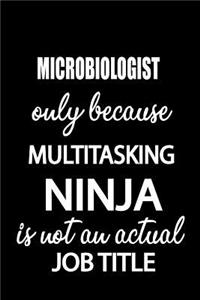 Microbiologist Only Because Multitasking Ninja Is Not an Actual Job Title