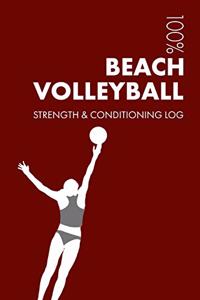 Womens Beach Volleyball Strength and Conditioning Log