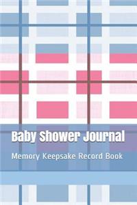 Baby Shower Journal