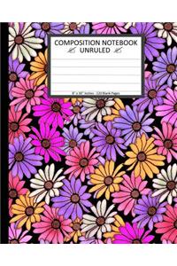 Unruled Composition Notebook 8