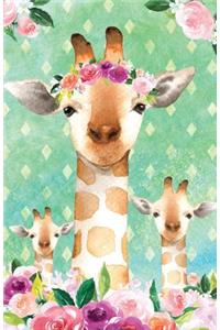 Bullet Journal for Animal Lovers Giraffes in Flowers 2