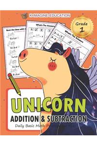 Unicorn Addition and Subtraction Grade 1