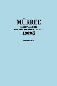 Murree Bullet Journal, Caribbean Blue, Dot Grid Notebook, 8.5
