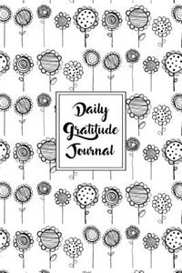 Gratitude Journal Scribbly Flowers Pattern 1