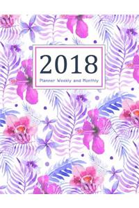 2018 Planner Weekly and Monthly