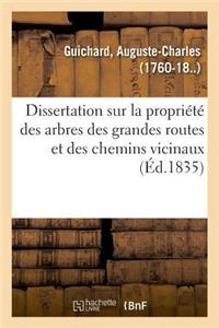 Dissertation Sur La Propriété Des Arbres Des Grandes Routes Et Des Chemins Vicinaux