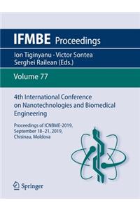 4th International Conference on Nanotechnologies and Biomedical Engineering