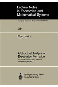 A Structural Analysis of Expectation Formation