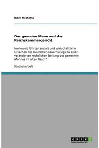 Der gemeine Mann und das Reichskammergericht
