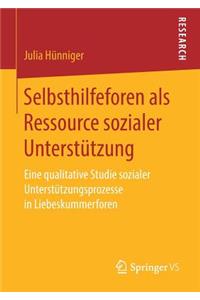 Selbsthilfeforen als Ressource sozialer Unterstützung