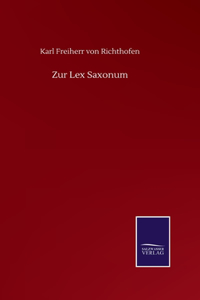 Zur Lex Saxonum