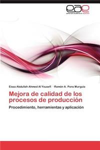 Mejora de Calidad de Los Procesos de Produccion