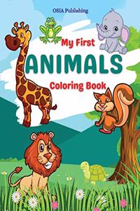 My First Animals Coloring Book
