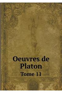 Oeuvres de Platon Tome 11