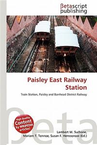 Paisley East Railway Station