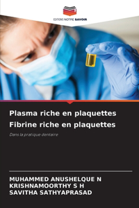 Plasma riche en plaquettes Fibrine riche en plaquettes