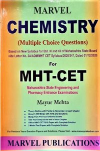 Marvel Chemistry MCQs for MHT-CET - 2022-23/3rd.Ed. - English Medium [paperback] Mayur Mehta [Sep 12, 2022]...