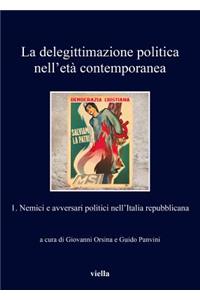 La Delegittimazione Politica Nell'eta Contemporanea 1