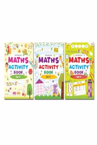 Maths Activity Books Pack- A Set of 3 Books - Activity Book for Children