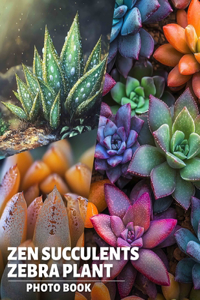 Zen Succulents Zebra Plant Photo Book