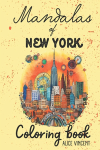 Mandalas of New York - Coloring book