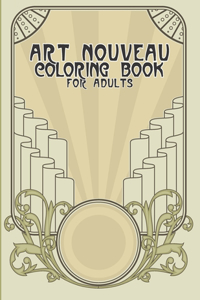 Art Nouveau Coloring Book for Adults